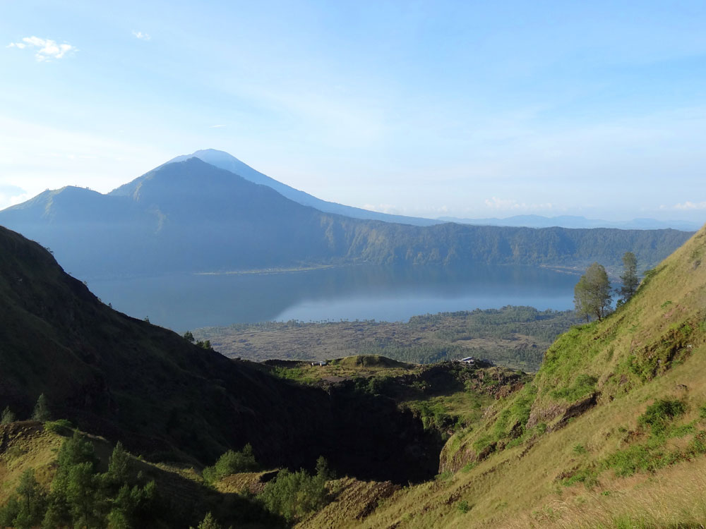 Le mont Batur à Bali