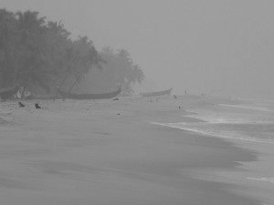La mousson à Marari Beach