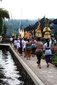 Cérémonie à Bali