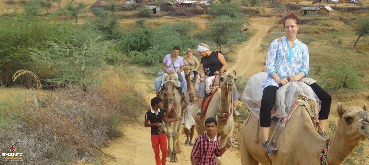 Camel back ride in Pushkar