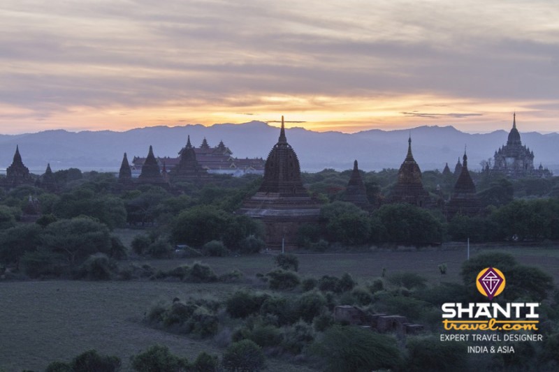 Coucher Soleil Bagan