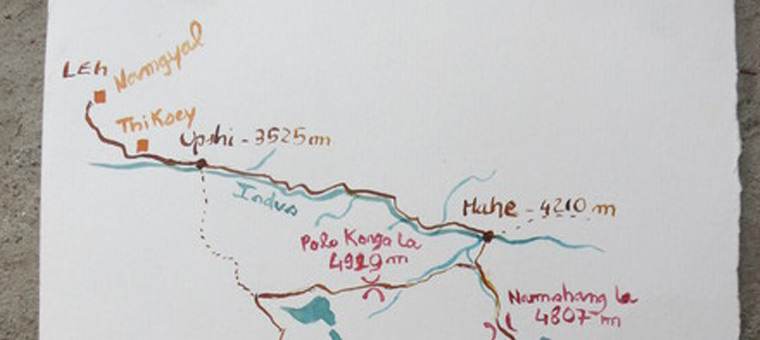 Itinéraire Ladakh Vélo
