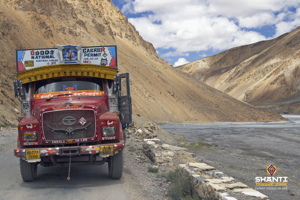 Himachal Ladakh Leh Manali Road Transhimalayenne Camion