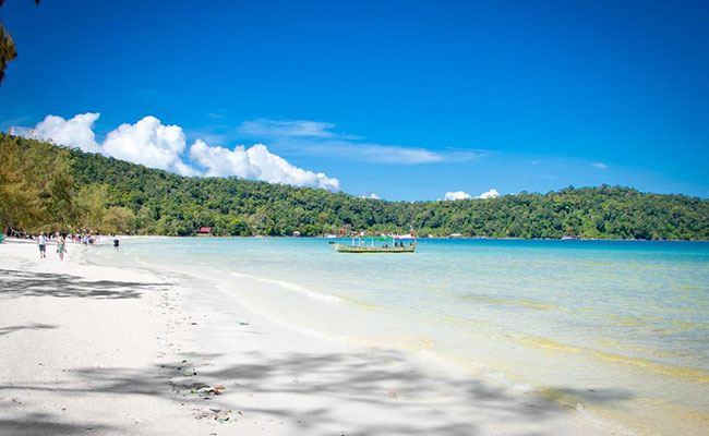 Beaches of Koh Rong Sanloem in Cambodia