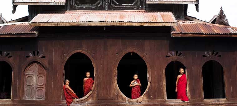 young monk in burma